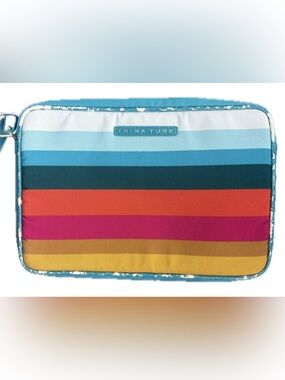 Trina Turk | Striped Multi Color IPAD case | Like New
